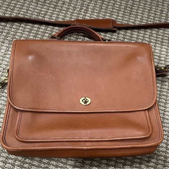 Coach Genuine Leather Briefcase - Picture 1 of 6